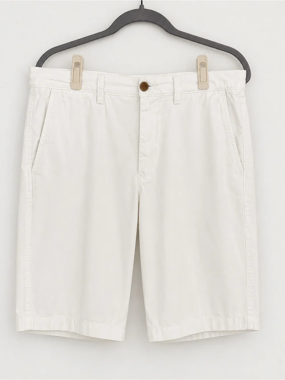 J.Crew Club Men’s White Chino Shorts Size 32 11” Inseam 100% Cotton